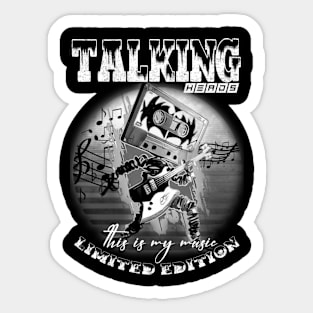 Talking heads cassette Sticker